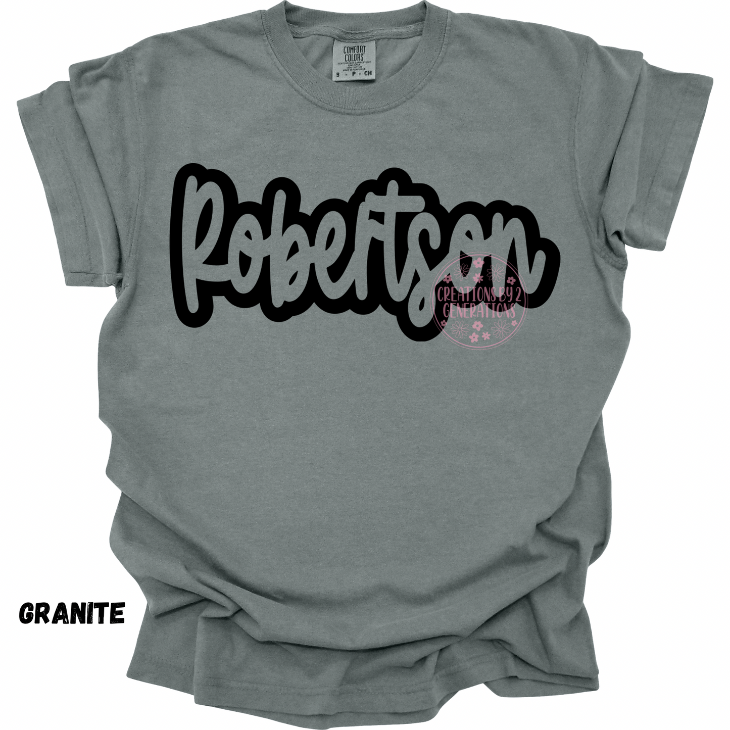 ROBERTSON BLACK CURSIVE PREORDER
