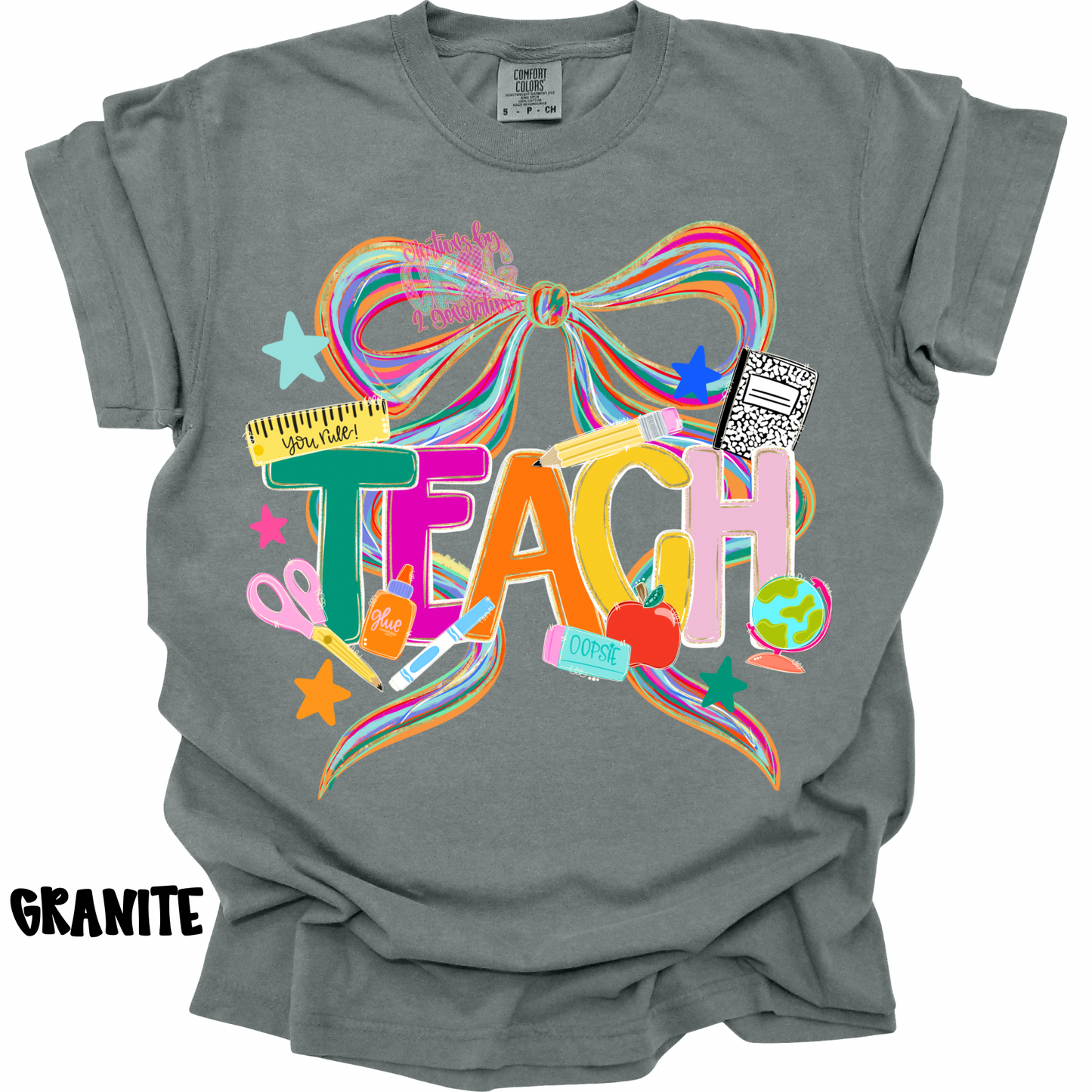 MULTICOLORED TEACH BOW