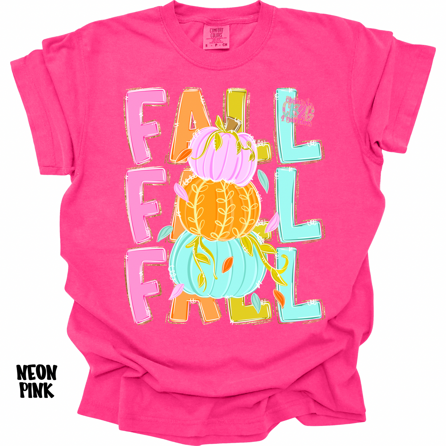 FALL MULTICOLORED WITH PUMPKIN STACK PREORDER