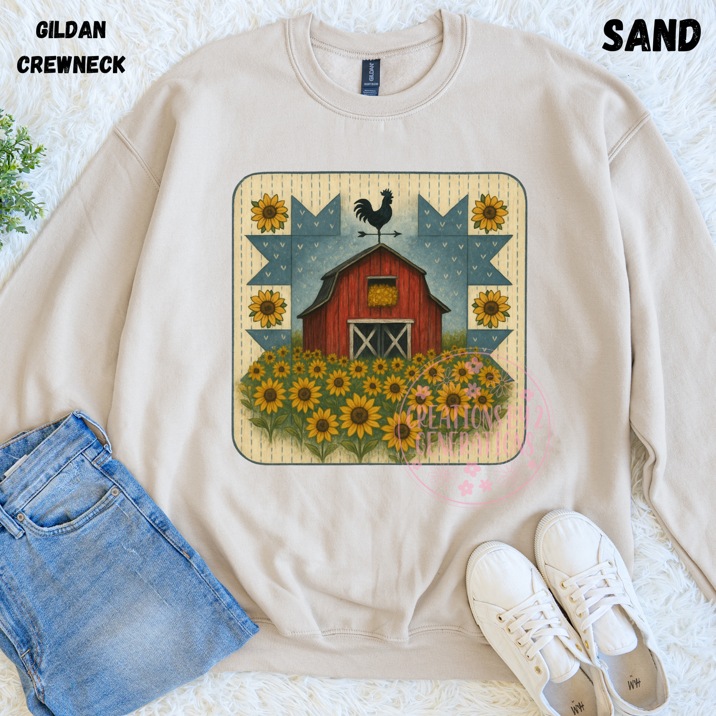 VINTAGE BARN QUILT SQUARE