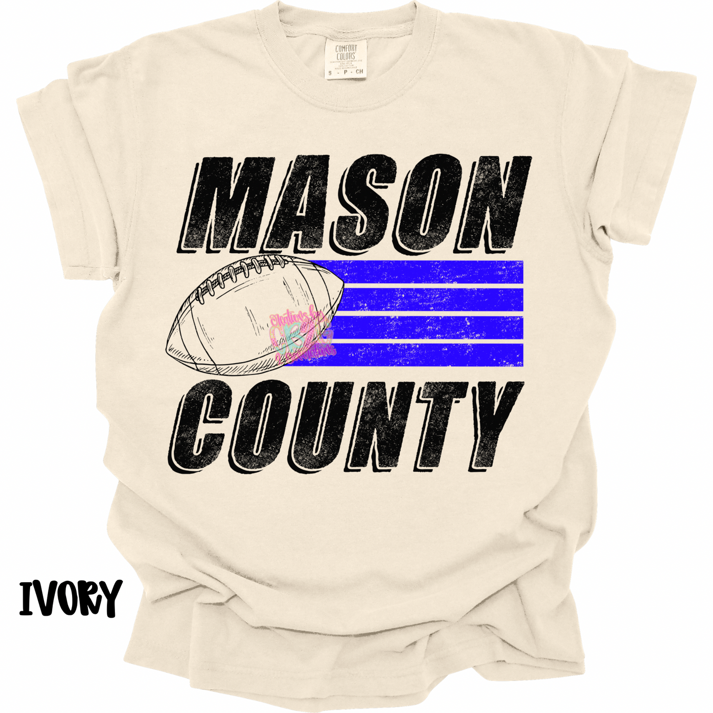 MASON COUNTY FOOTBALL BLUE STRIPES PREORDER