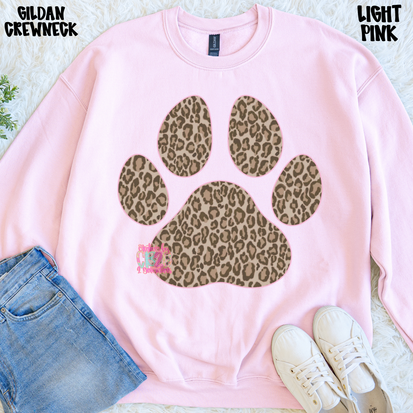 LEOPARD PAW SWEATSHIRT PREORDER