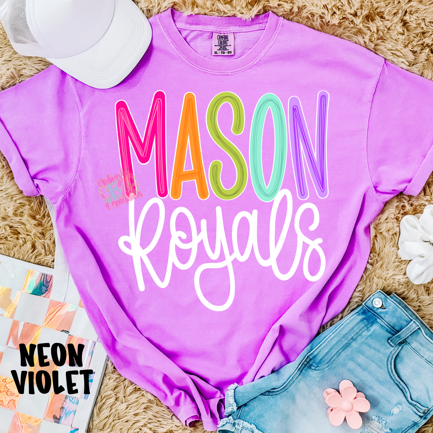 MASON ROYALS COLOR POP WITH WHITE CURSIVE PREORDER