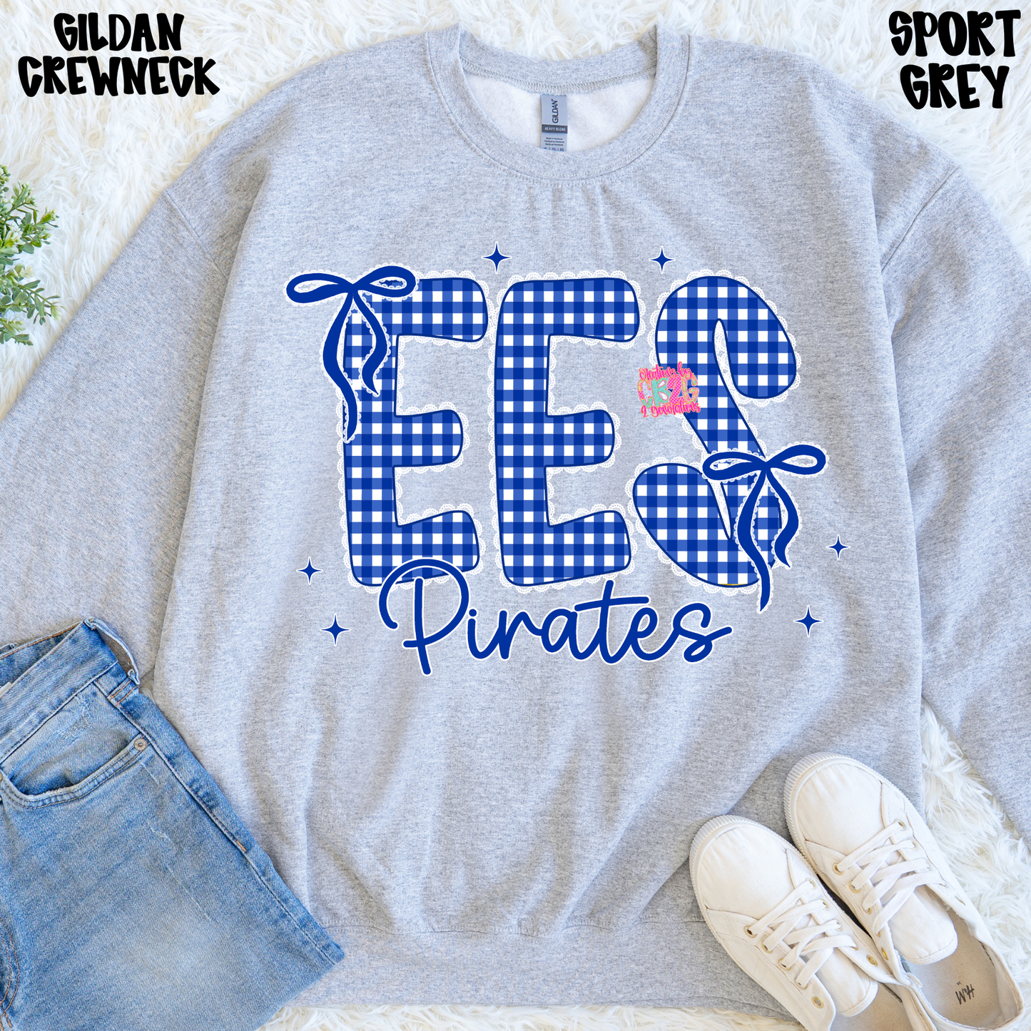 EES PIRATES BLUE/WHITE SWEATSHIRT PREORDER