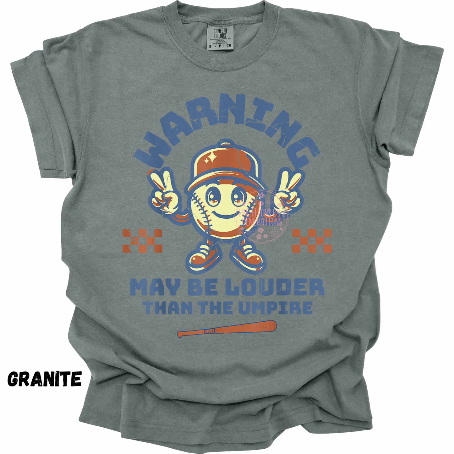 WARNING MAY BE LOUDER THAN THE UMPIRE SOFTBALL PREORDER
