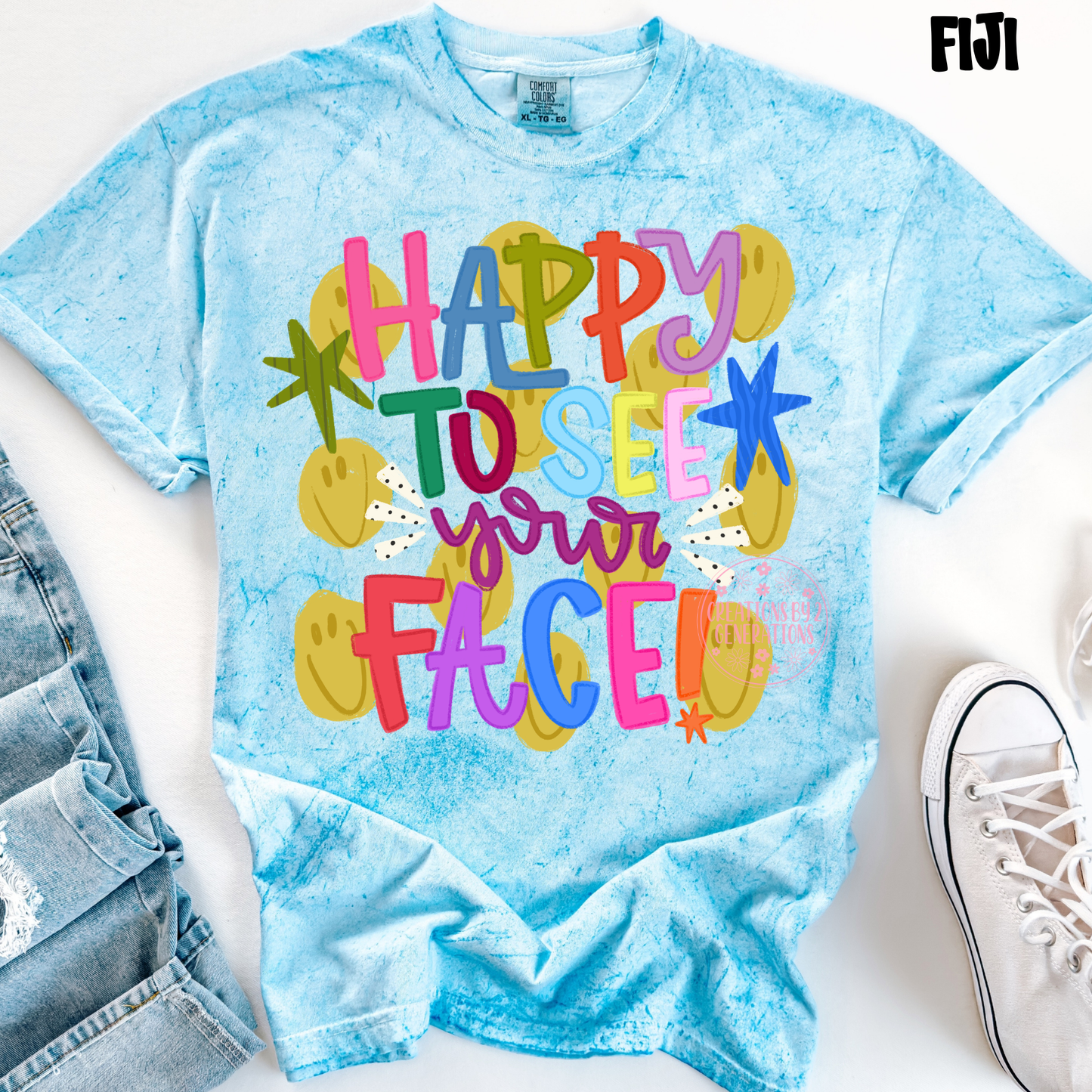 HAPPY TO SEE YOUR FACE WITH SMILEY FACES PREORDER