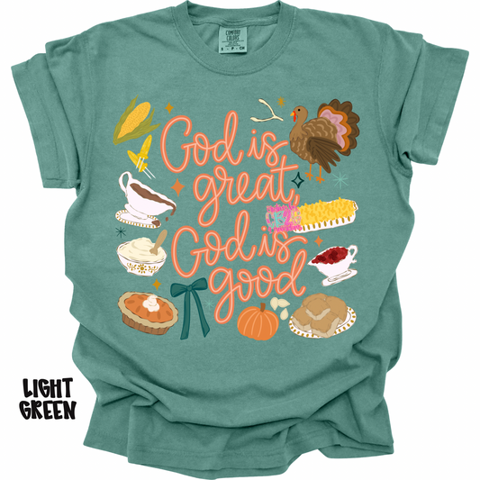 GOD IS GREAT, GOD IS GOOD THANKSGIVING PREORDER
