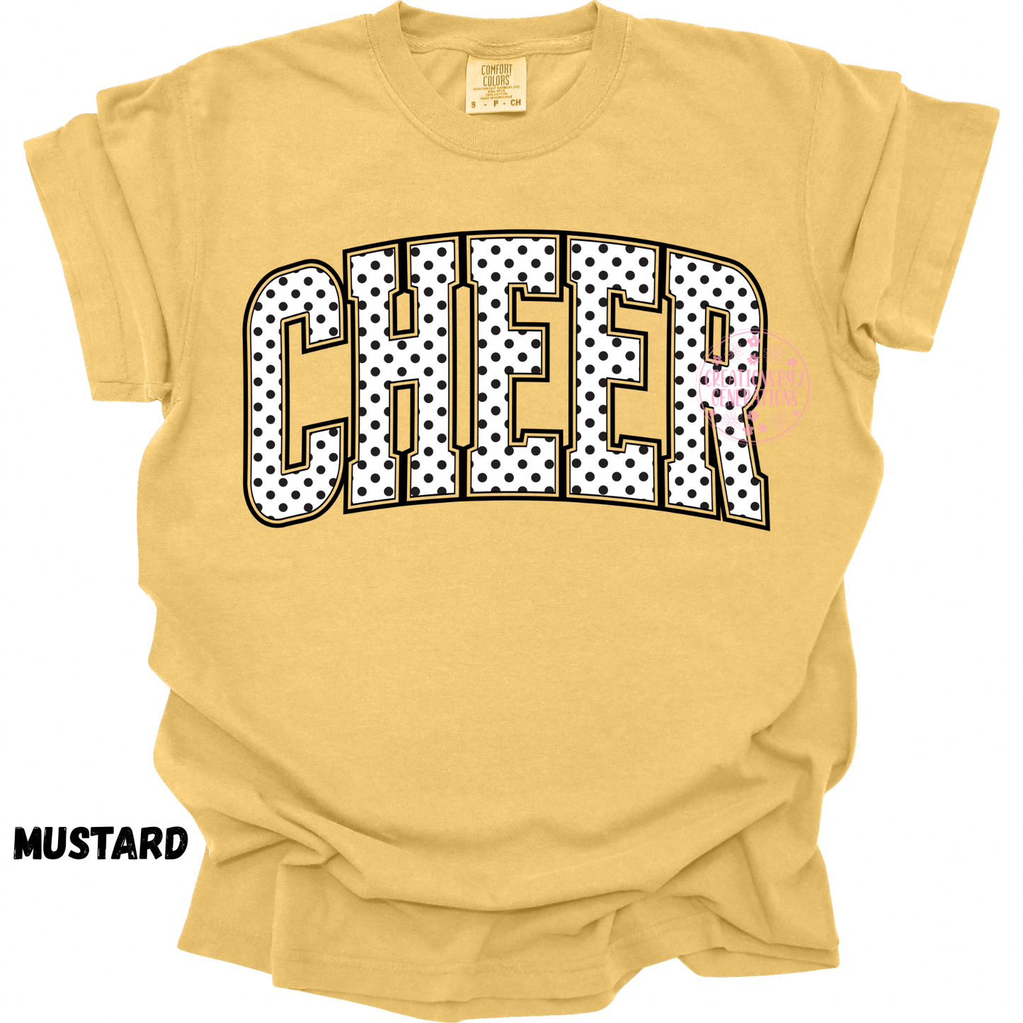 CHEER WHITE WITH BLACK DOTS PREORDER