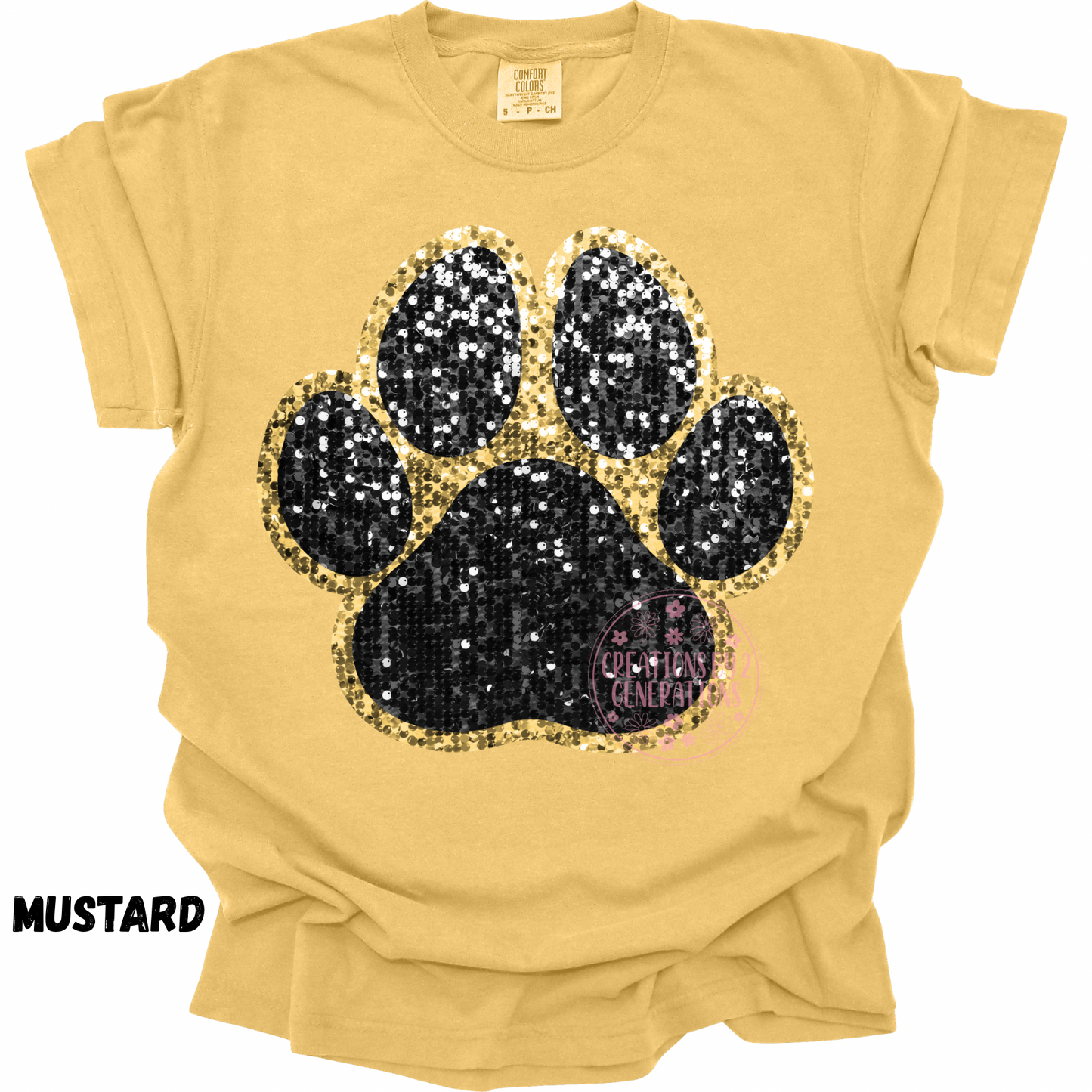 FAUX SEQUINS PAW PREORDER