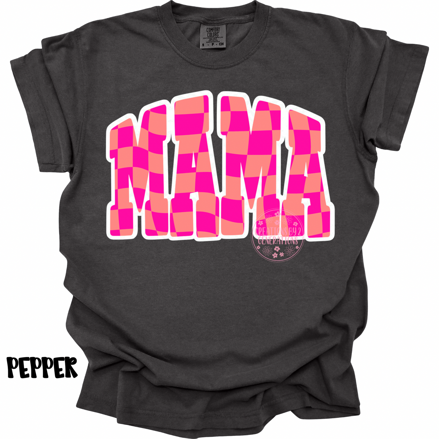 MAMA PINK/ORANGE CHECKERED PREORDER