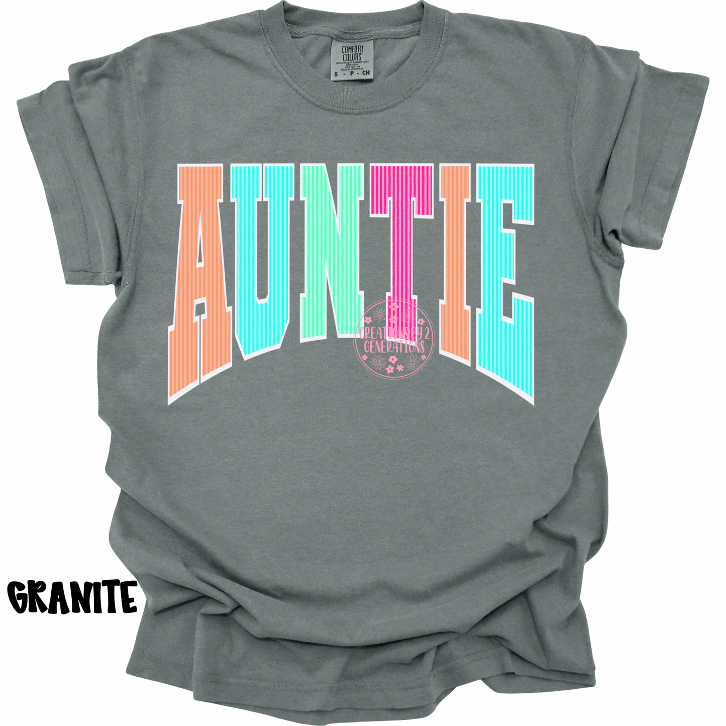 AUNTIE MULTICOLORED VARSITY PREORDER