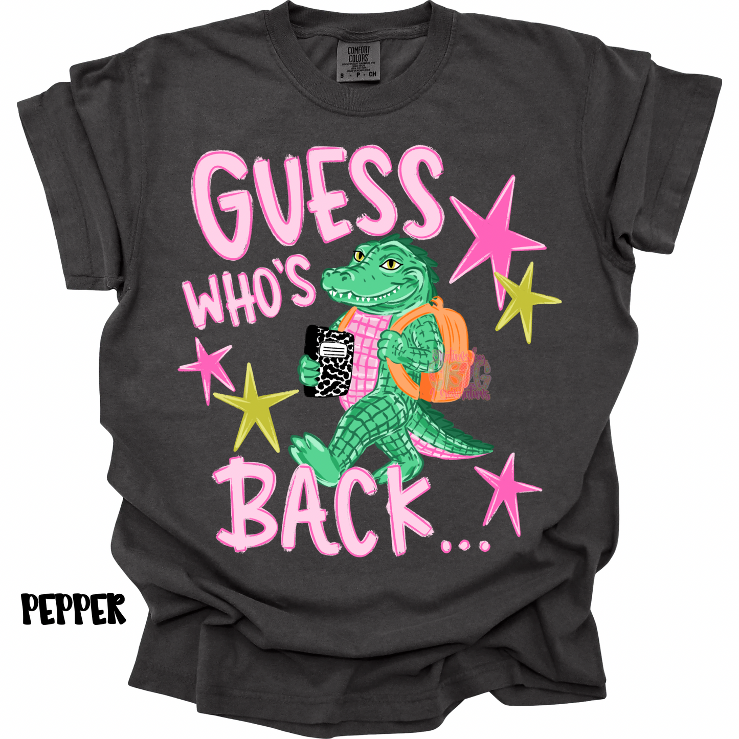 GUESS WHO’S BACK (FRONT) BACK AGAIN! (BACK) PINK/GREEN PREORDER (YOUTH)