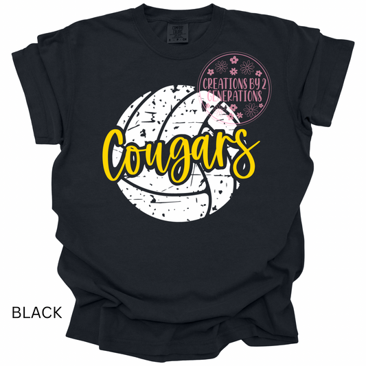 COUGARS VOLLEYBALL PRINT