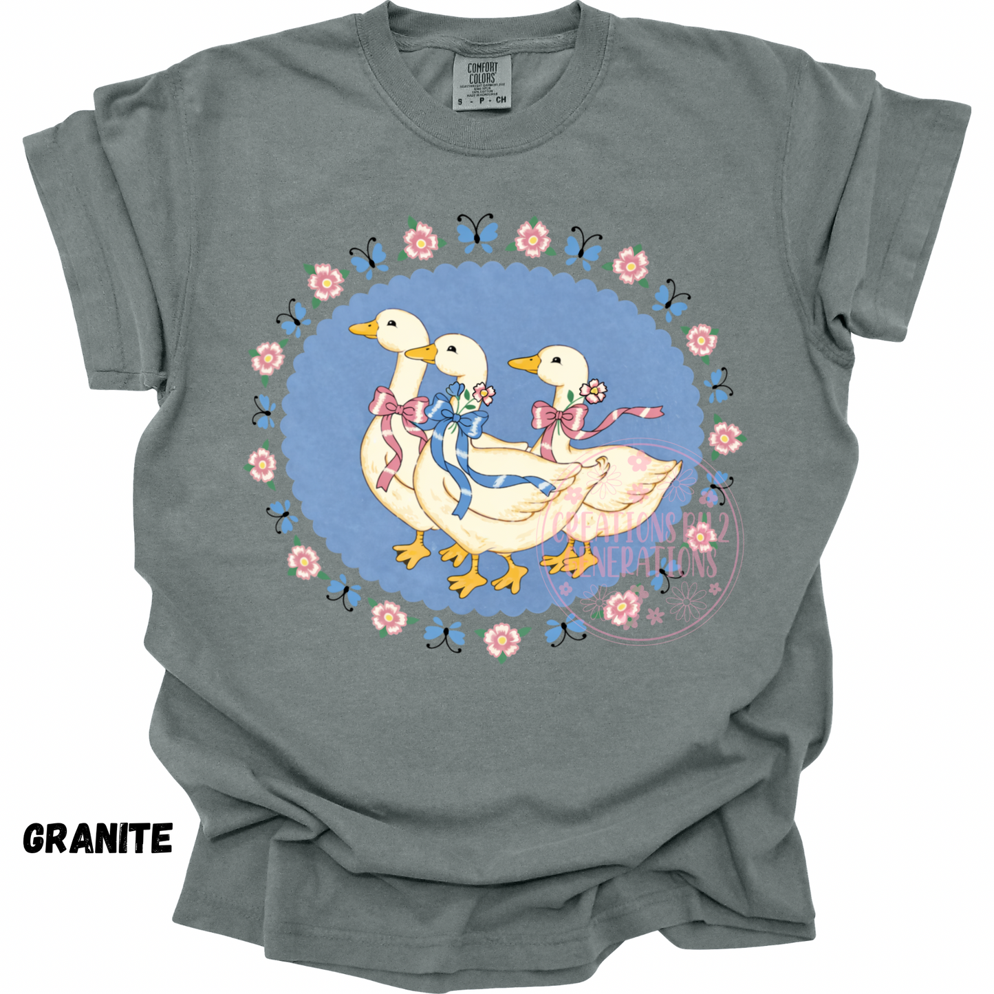 3 GEESE WITH BOWS