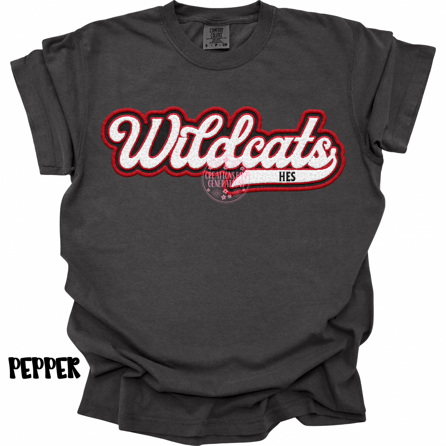 HES WILDCATS FAUX EMBROIDERY PREORDER