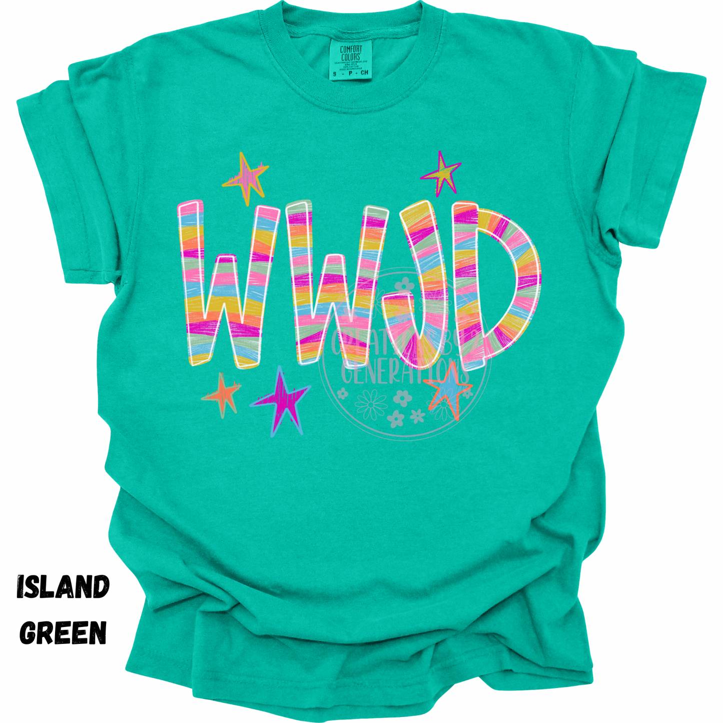 WWJD COLORFUL STRIPES PREORDER