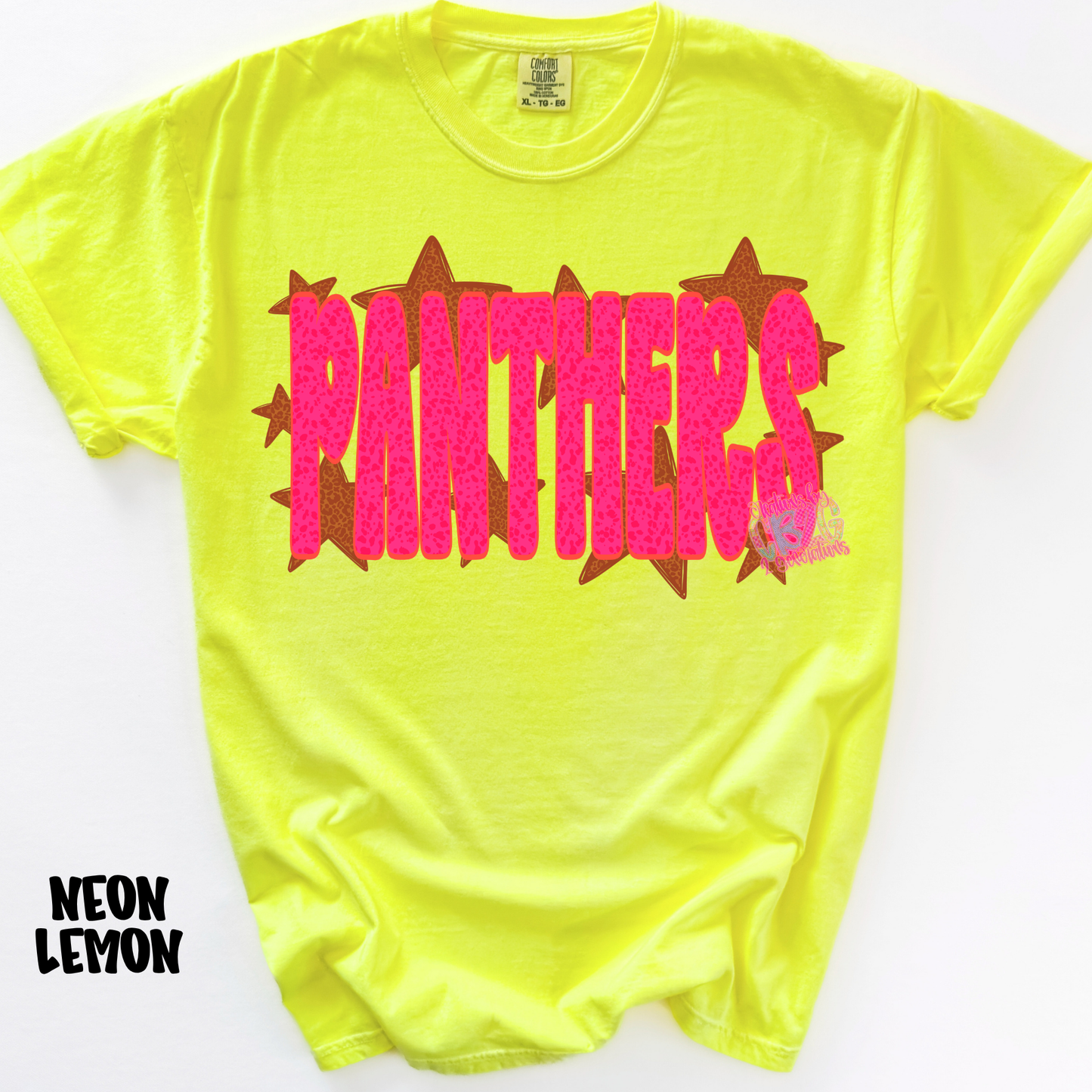 PANTHERS PINK WITH LEOPARD STARS PREORDERS
