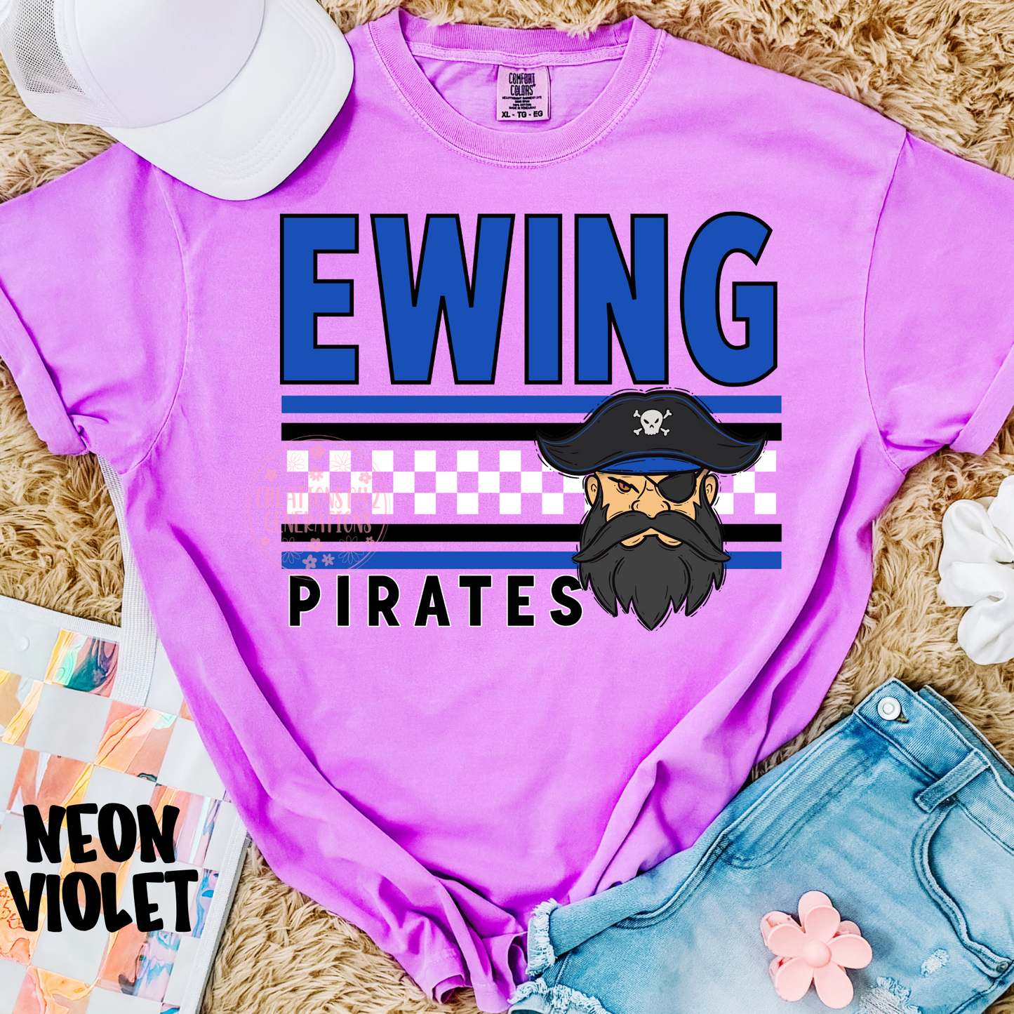 EWING PIRATES WITH WHITE CHECKERED PREORDER