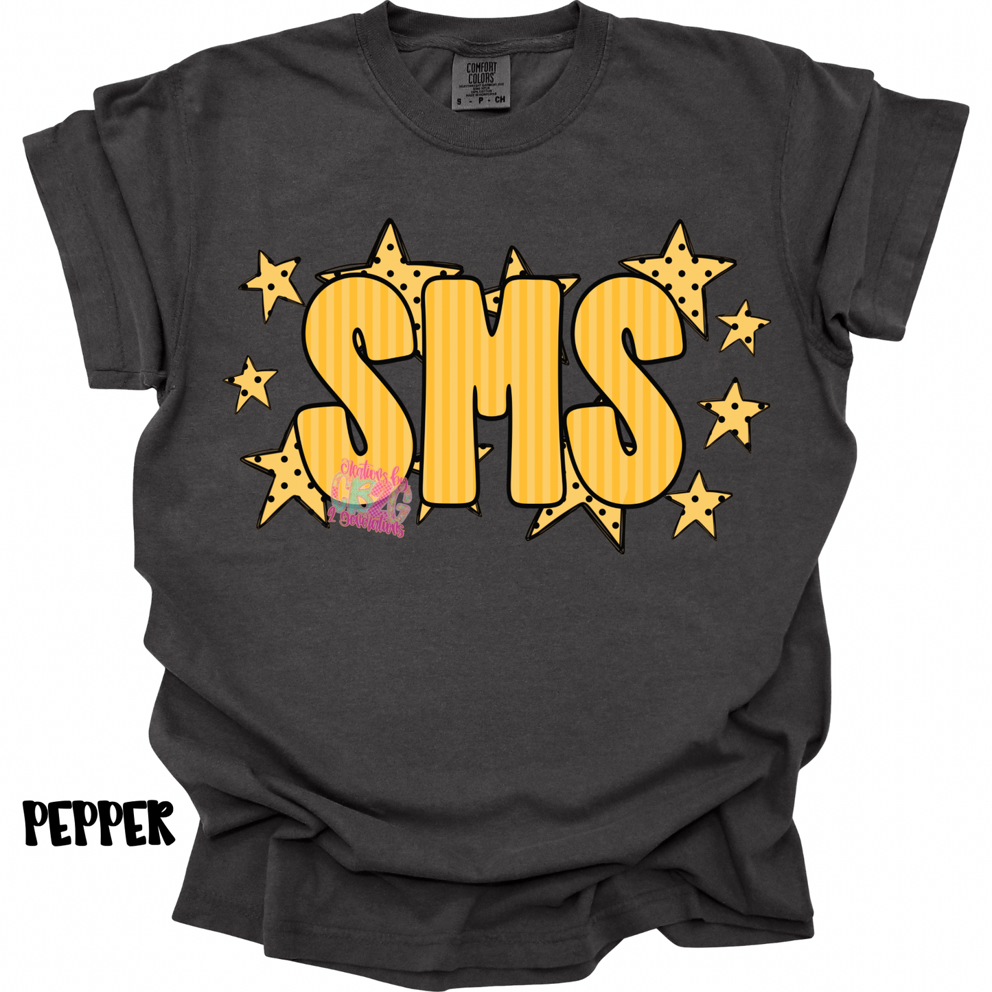 SMS YELLOW STRIPES WITH STARS PREORDER