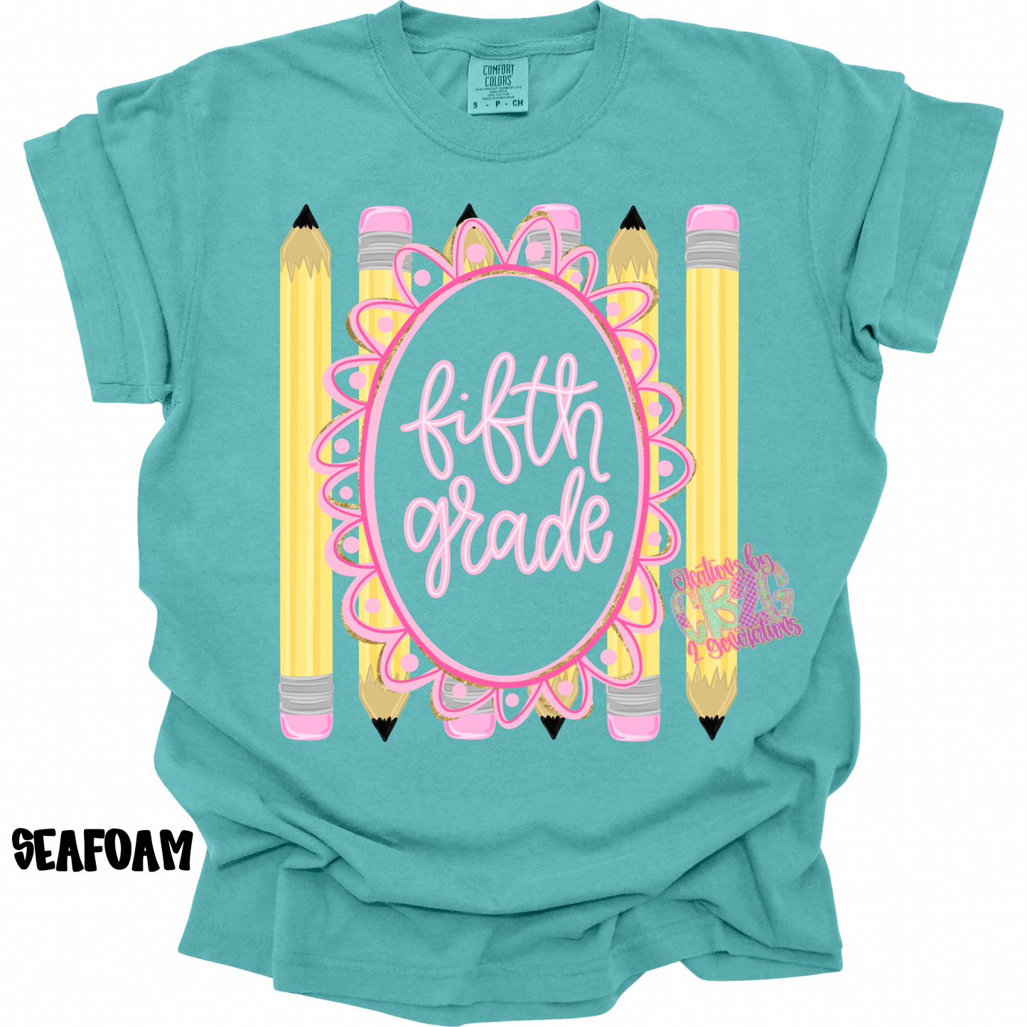 FIFTH GRADE FRAME WITH PENCILS PREORDER (YOUTH)