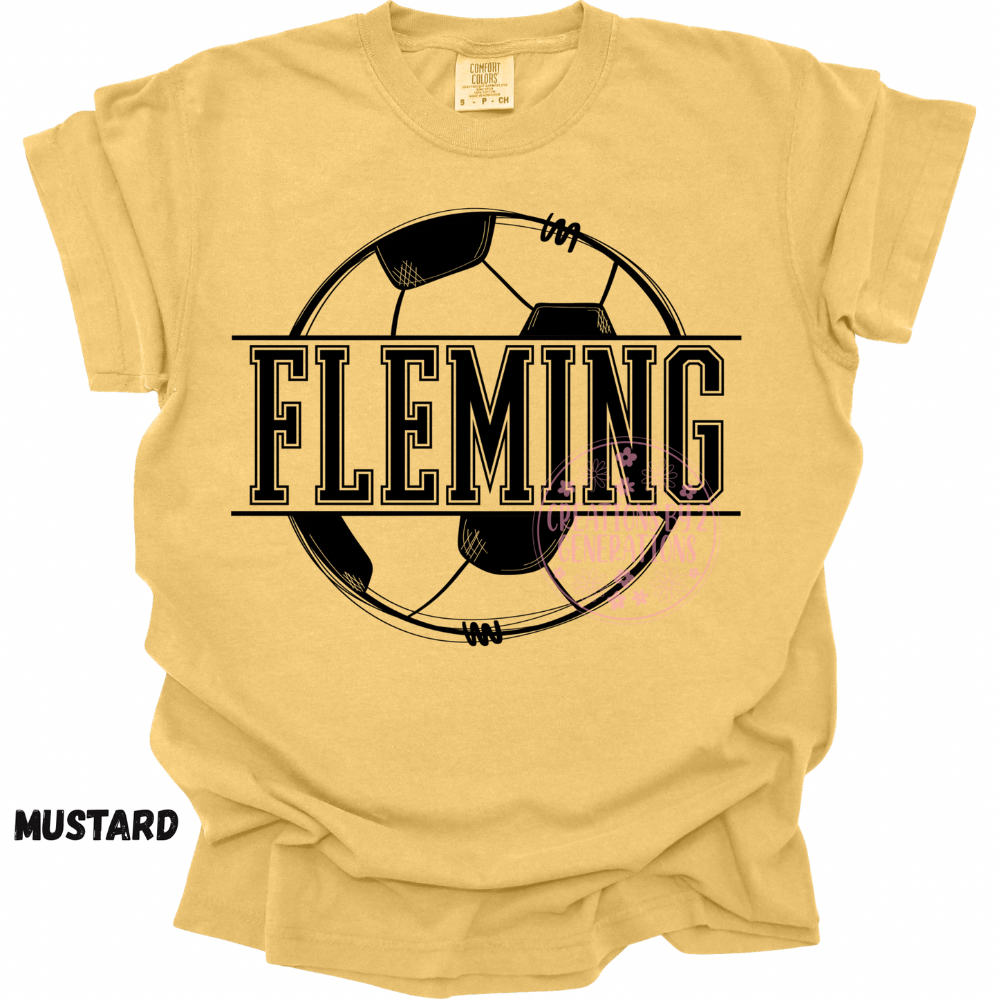 FLEMING SOCCER BLACK OUTLINE PREORDER