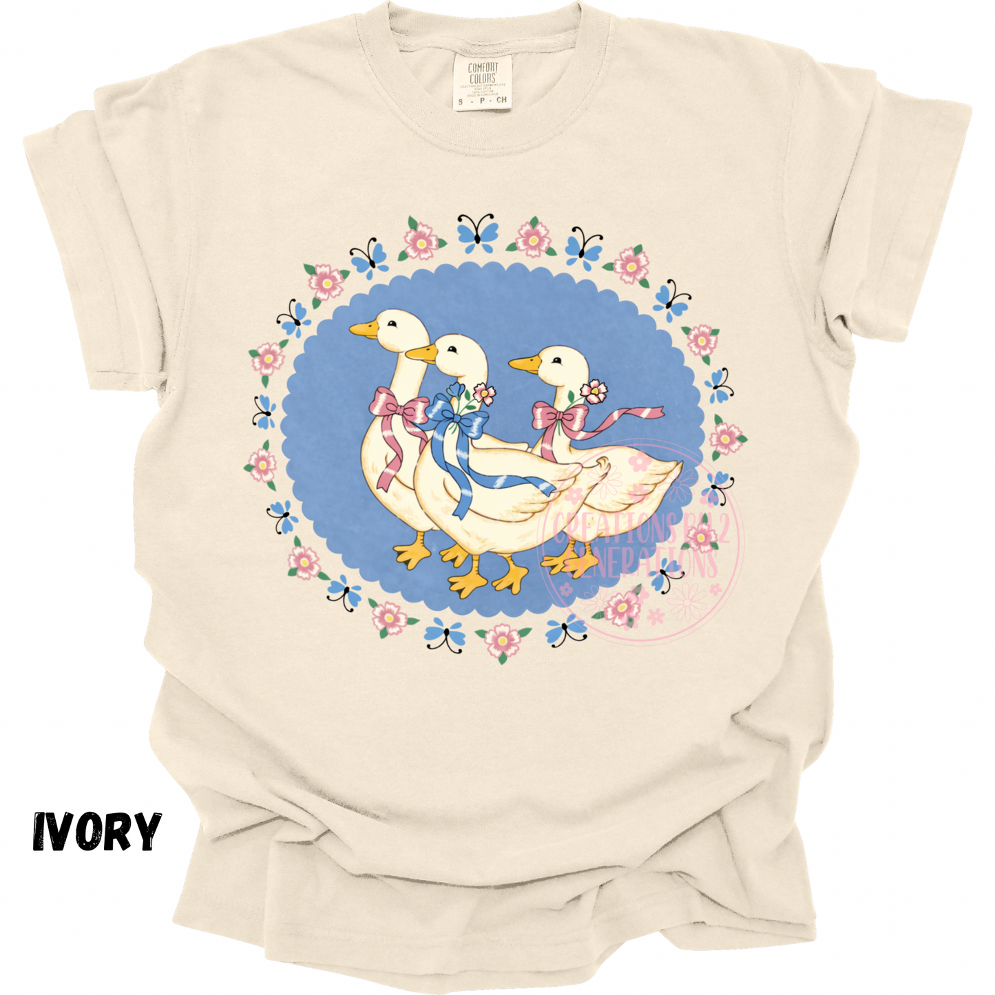 3 GEESE WITH BOWS