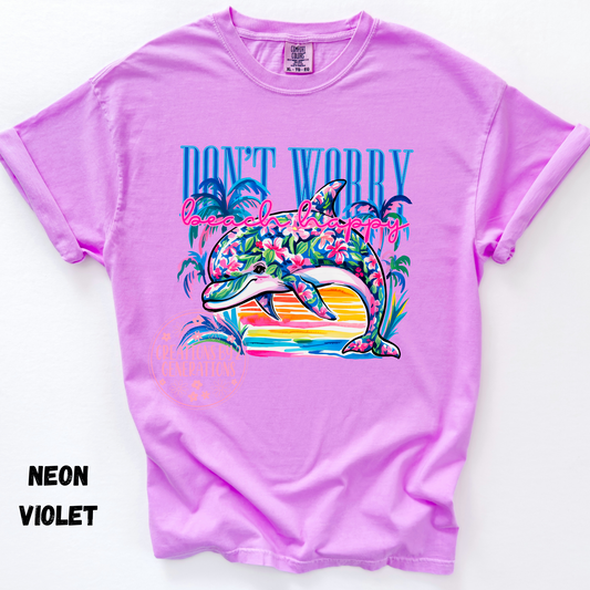 DON’T WORRY BEACH HAPPY PRINT