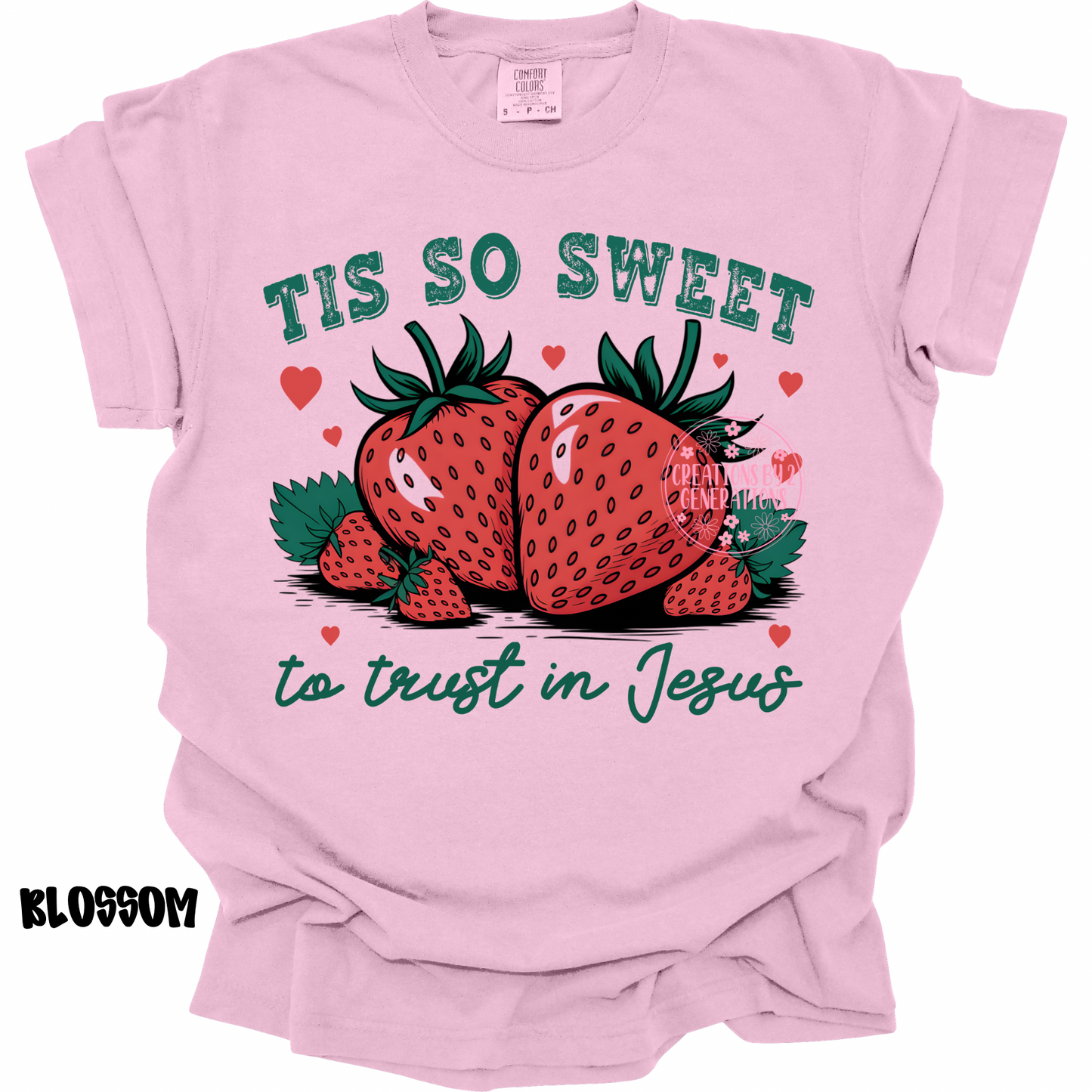 TIS SO SWEET TO TRUST IN JESUS STRAWBERRIES PREORDER (YOUTH)