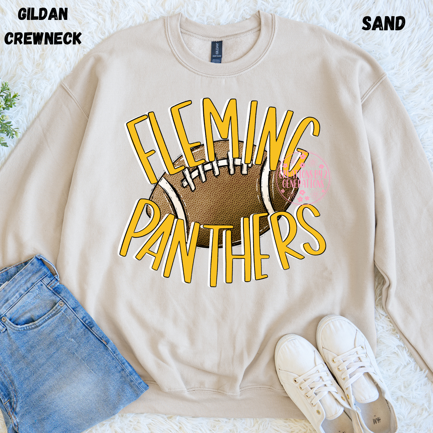 FLEMING PANTHERS FOOTBALL SWEATSHIRT PREORDER