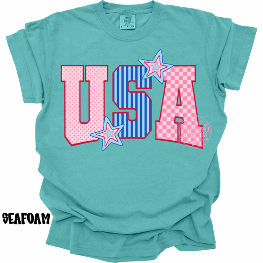 USA PINK/RED/BLUE WITH STARS PREORDER (YOUTH)
