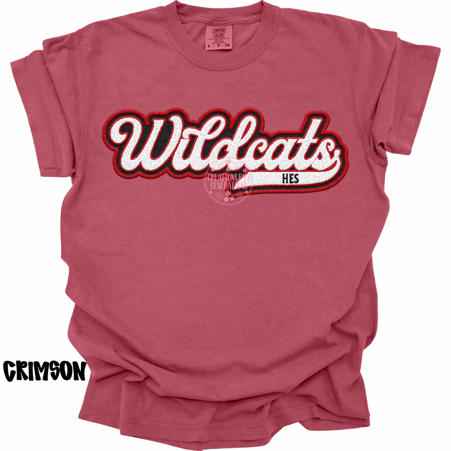 HES WILDCATS FAUX EMBROIDERY PREORDER