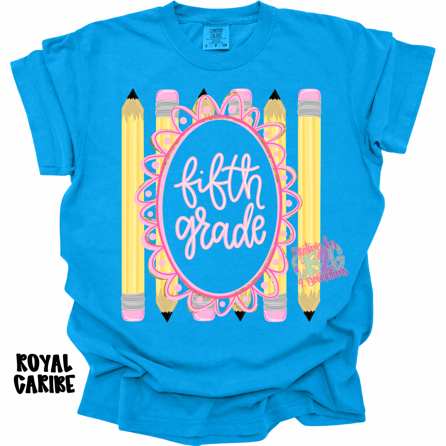 FIFTH GRADE FRAME WITH PENCILS PREORDER (YOUTH)