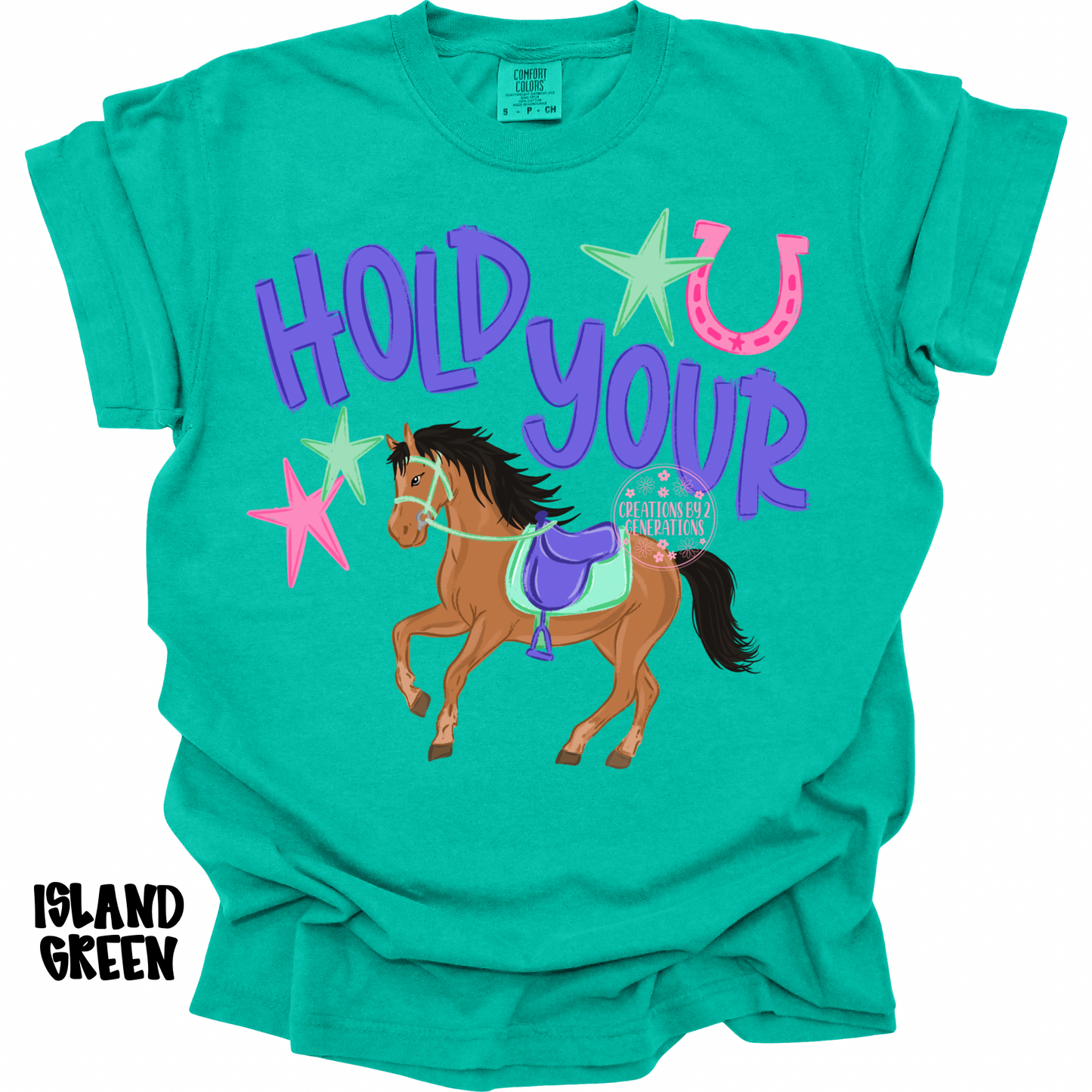 HOLD YOUR HORSES PURPLE/PINK PREORDER (YOUTH)