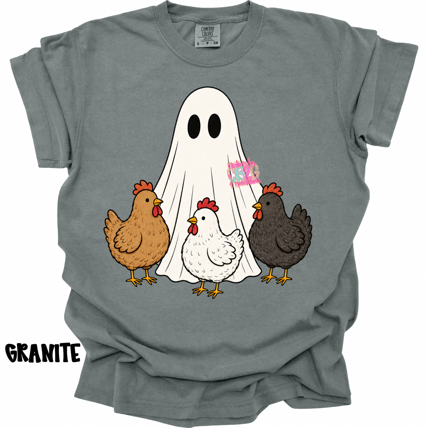 GHOST WITH 3 CHICKENS PREORDER (YOUTH)