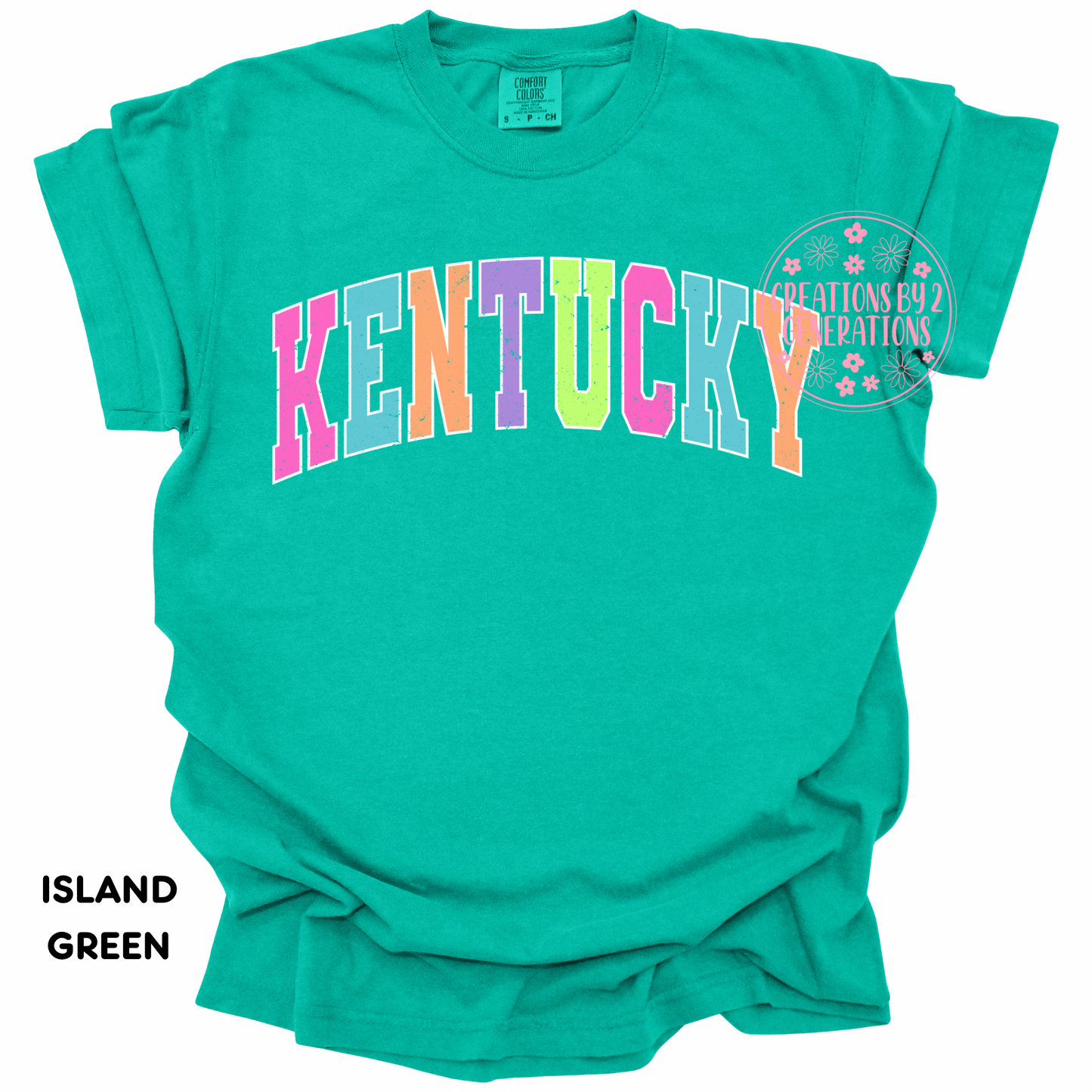 KENTUCKY COLORFUL DISTRESSED