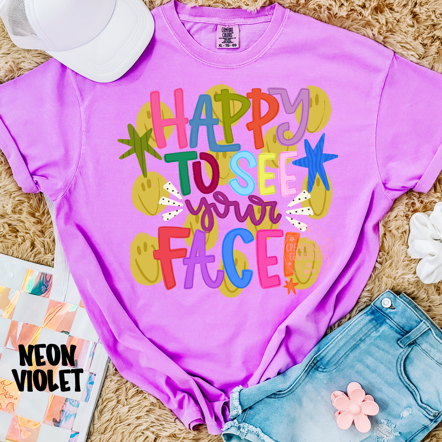 HAPPY TO SEE YOUR FACE WITH SMILEY FACES PREORDER