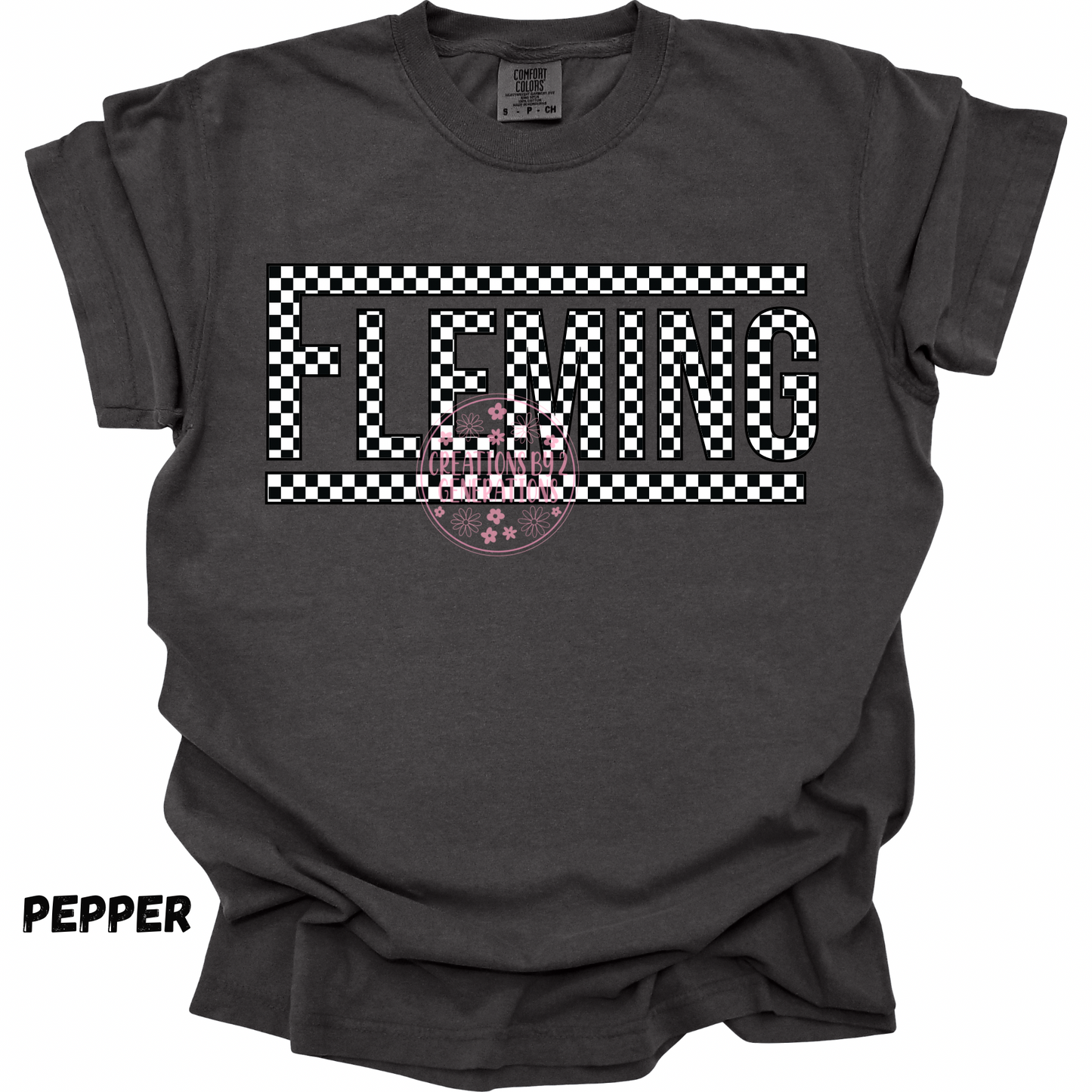 FLEMING BLACK/WHITE CHECKERED