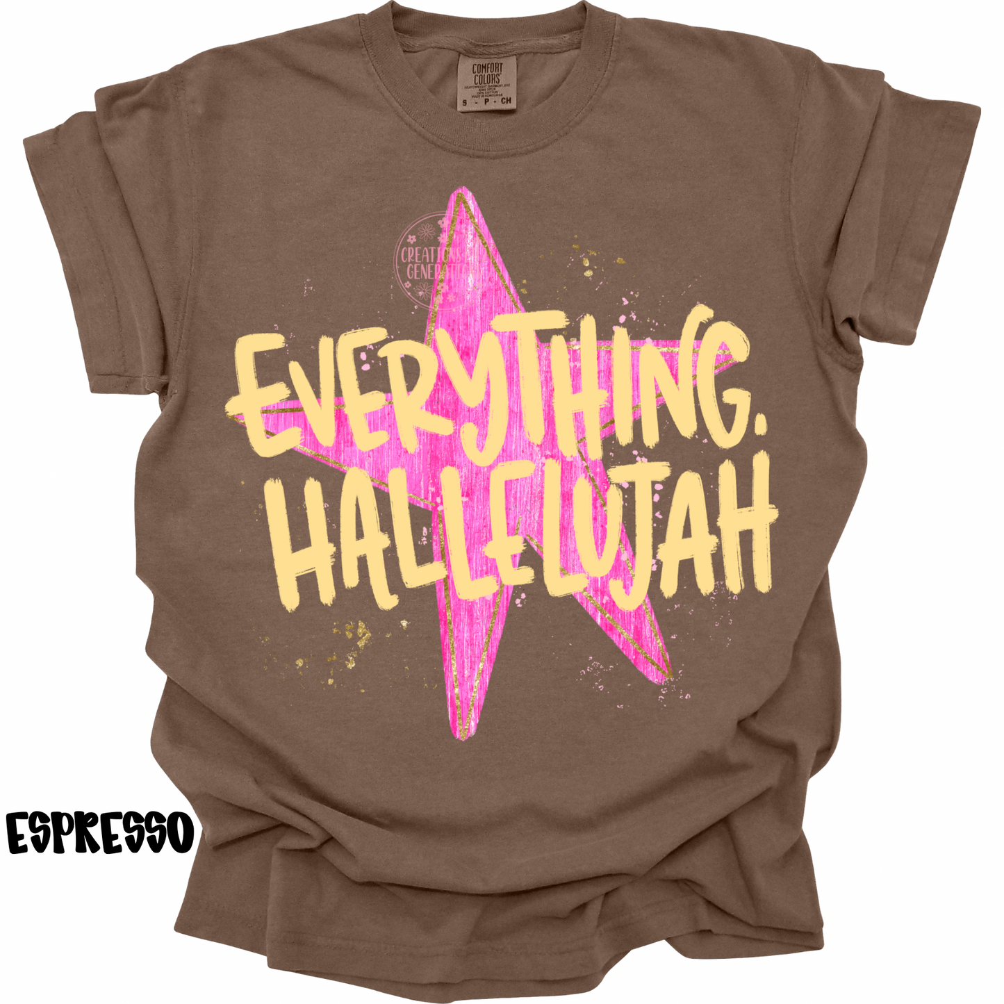 EVERYTHING HALLELUJAH WITH PINK STAR PREORDER