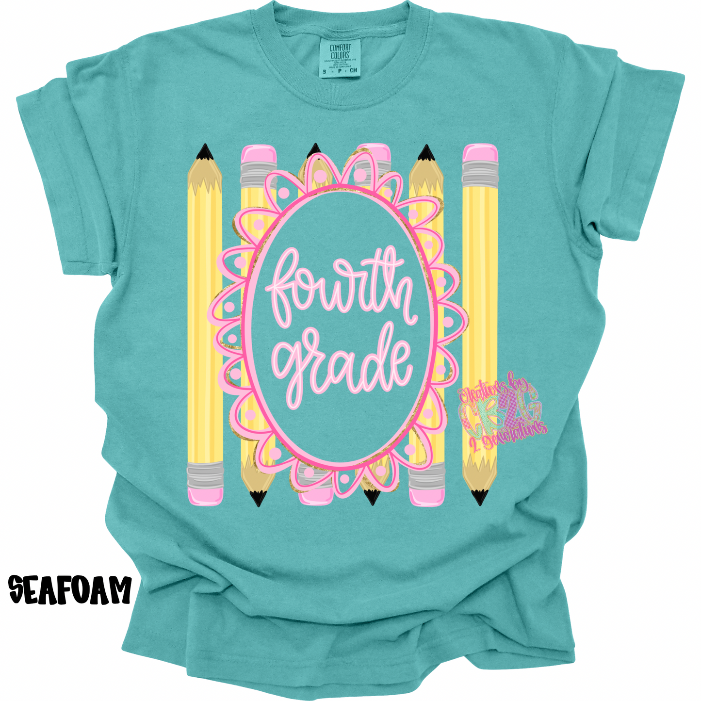 FOURTH GRADE FRAME WITH PENCILS PREORDER (YOUTH)