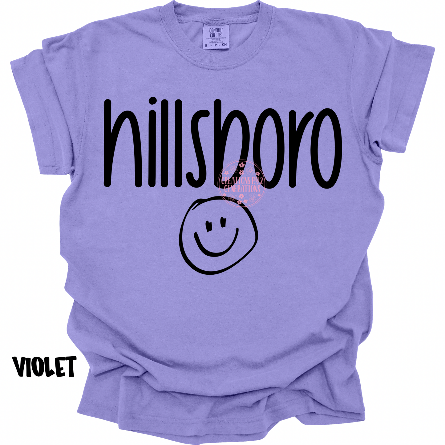 HILLSBORO WITH SMILEY FACE BLACK PREORDER