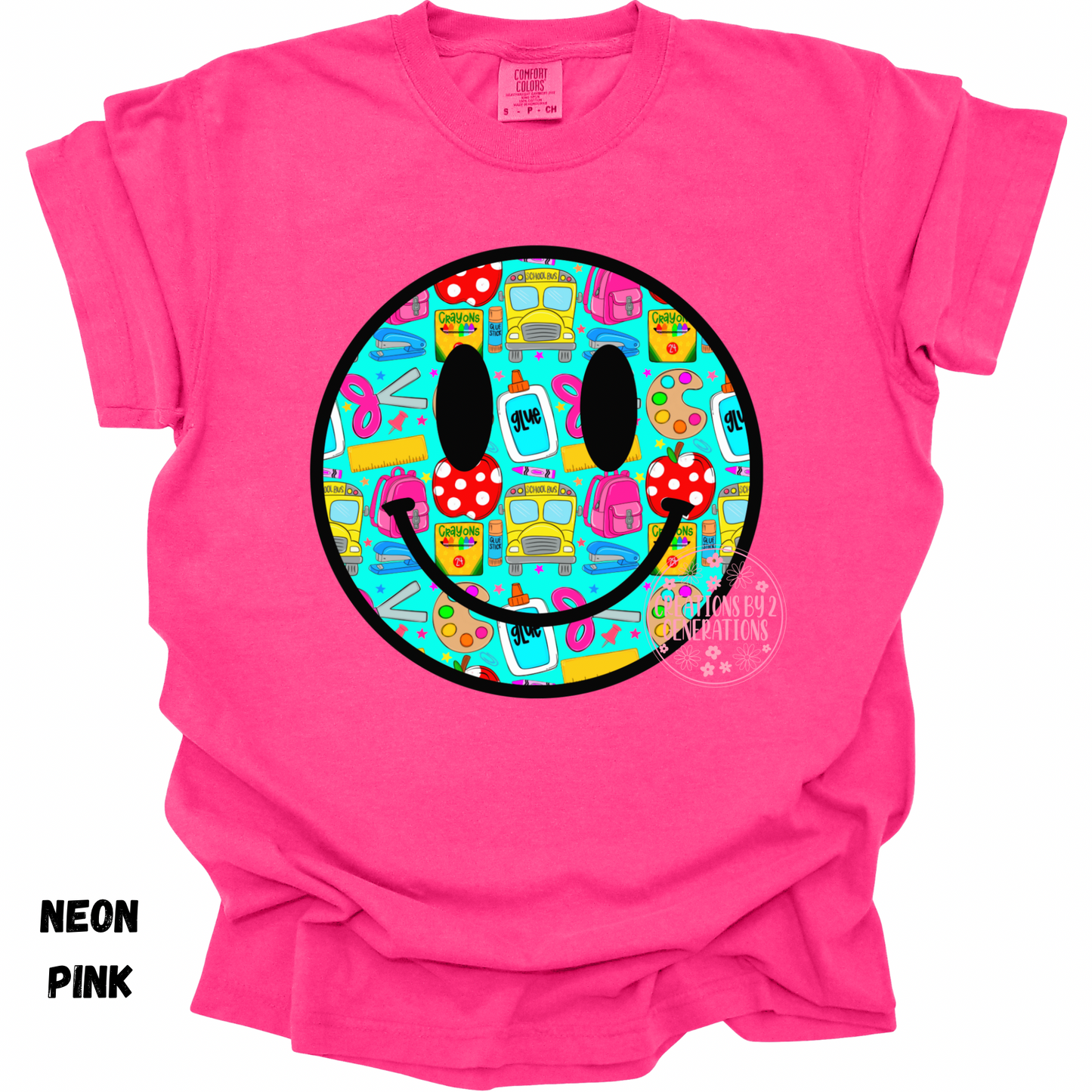 SMILEY FACE SCHOOL PRINT (YOUTH)