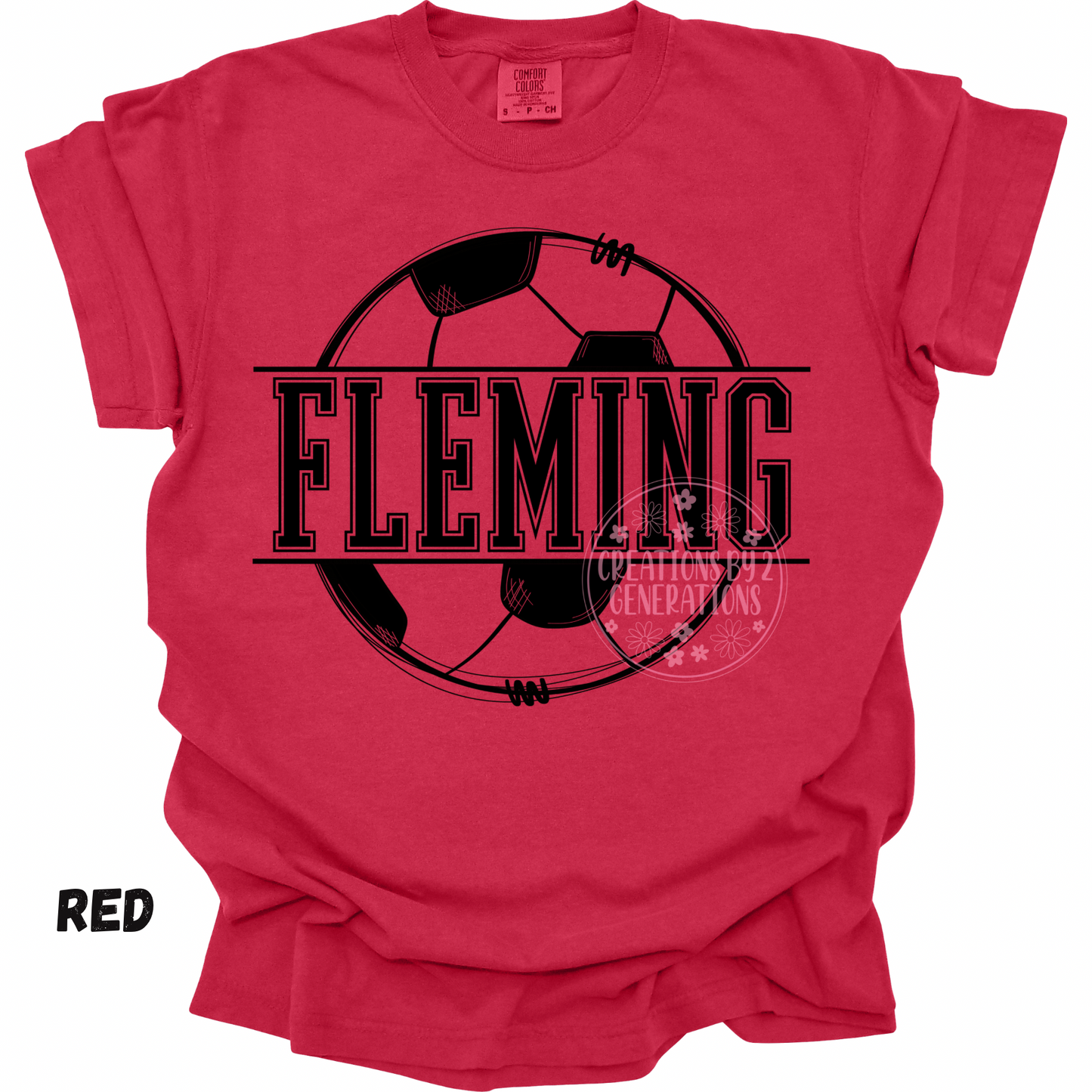 FLEMING SOCCER BLACK OUTLINE PREORDER