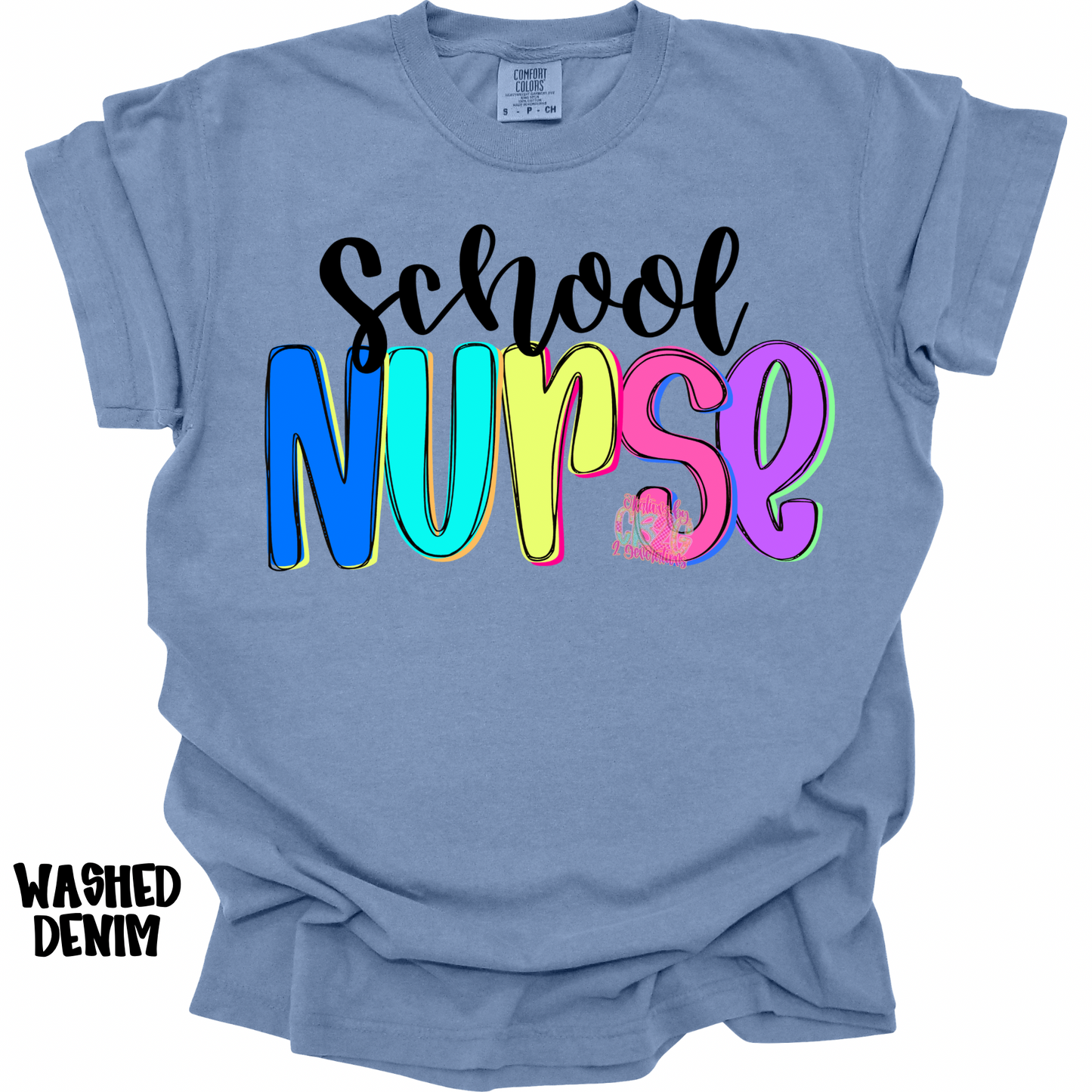 SCHOOL NURSE NEON COLORFUL PREORDER