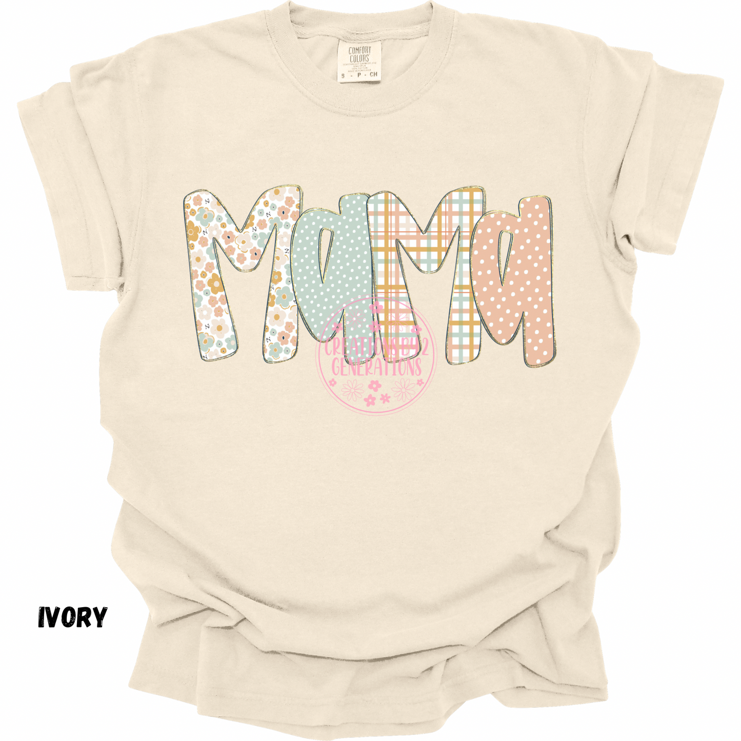 MAMA FLOWERS/DOTS,STRIPES