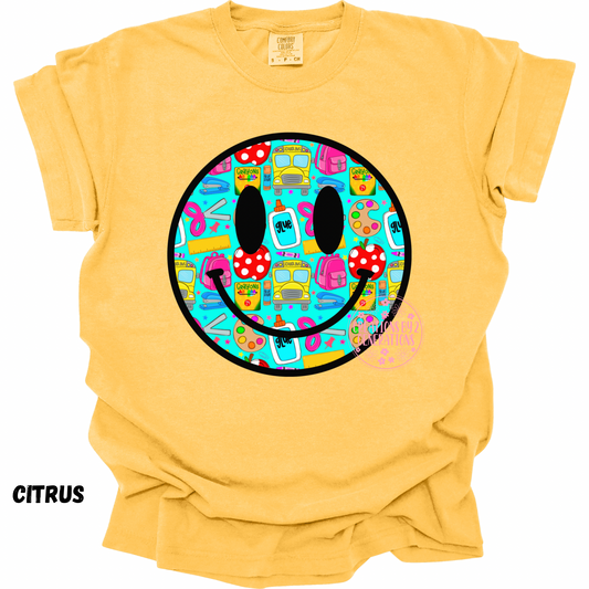 SMILEY FACE SCHOOL PRINT (YOUTH)