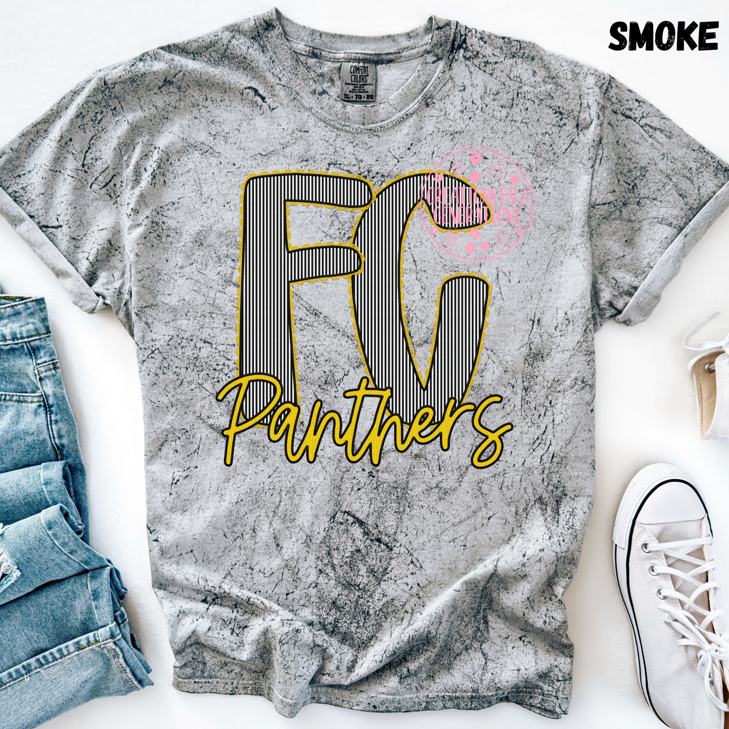 FC STRIPES PANTHERS FAUX EMBROIDERY YOUTH