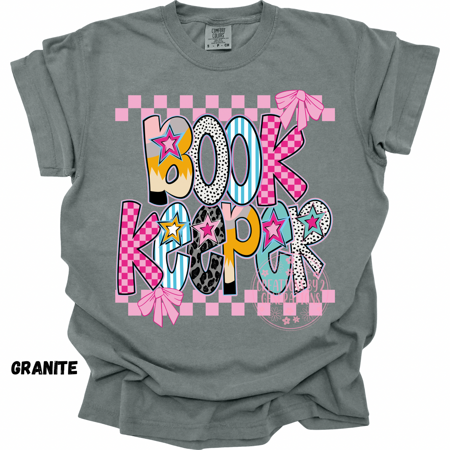 BOOK KEEPER PINK CHECKERED PREORDER