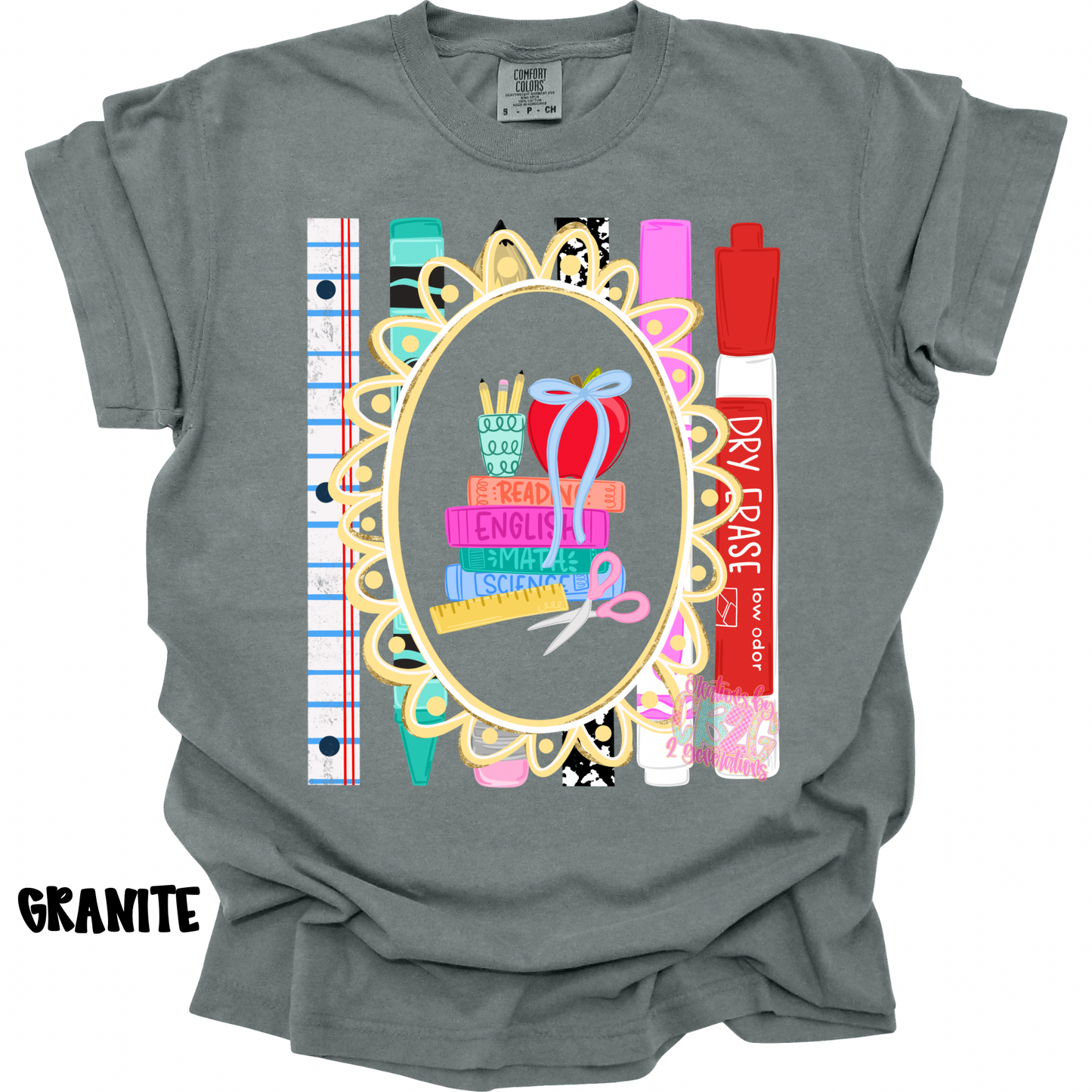 SCHOOL SUPPLIES WITH FRAME PREORDER