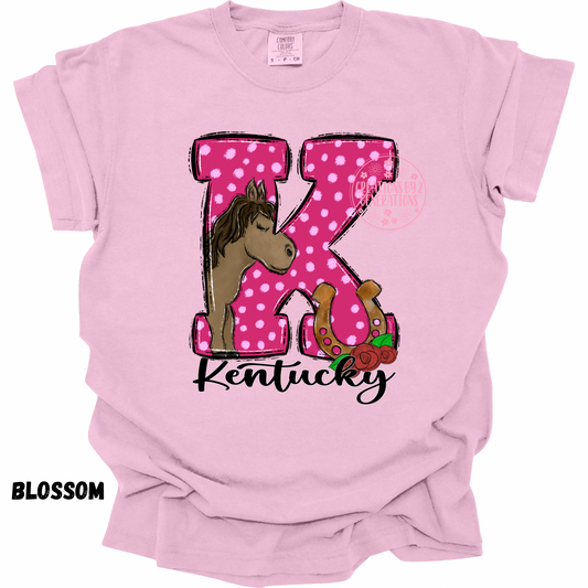 PINK K KENTUCKY HORSE PREORDER (YOUTH)