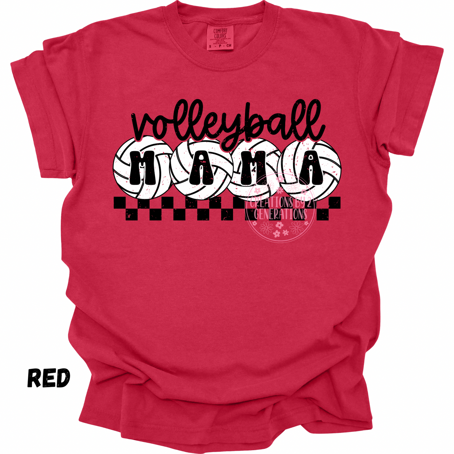 VOLLEYBALL MAMA DISTRESSED PREORDER